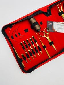 Vente en gros Kit d'outils d'extension de cheveux multifonctionnel plaqué or Pince à ruban et aiguille à filetage en acier inoxydable de qualité chirurgicale - Product Image 3