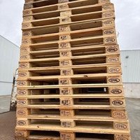 Palettes en bois Euro EPAL conformes aux normes européennes, toutes tailles et modèles, charge dynamique 2,0T, entrée 4 directions, 18,5 kg, France, pour la logistique d'entrepôt