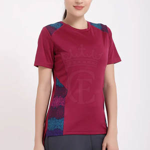 Nuevo diseño y estilo personalizados, camiseta de mujer de la mejor calidad, ropa de verano, camiseta de color sólido para mujer - Product Image 1