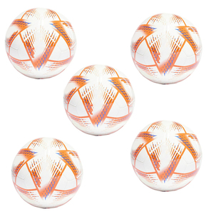 Balón de fútbol de diseño personalizado, el mejor balón de fútbol paquistaní cosido a máquina, Balón de partido de Fútbol de cuero PU, tamaño 5, diseño de fútbol, bolas de partido - Product Image 3
