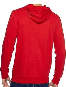 เสื้อฮู้ดดี้ผู้ชายแบบสวมหัวทรงปกติ ผ้าฝ้าย 100% คุณภาพสูง พิมพ์โลโก้ตามสั่ง ออกแบบเองได้ ขายส่ง OEM สำหรับฤดูหนาว - Product Image 2