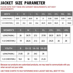 Chaqueta de hombre, chaqueta de béisbol universitaria personalizada, chaqueta cortavientos Bomber con letras divididas, chaqueta ligera, abrigo para adultos y jóvenes - Product Image 6