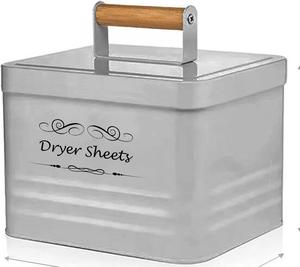 Nouveau Style Vintage émail rangement à domicile organisation pots de cuisine boîte de rangement en métal pour feuilles de séchage - Product Image 6