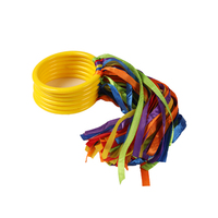 Cinta de Gimnasia Multicolor de Longitud Personalizable, Fabricada en Fábrica, para Juegos, de Poliéster Resistente al Agua