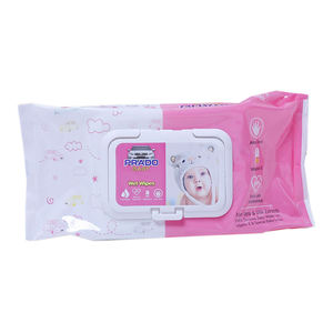 Lingettes humides de vente chaude pour les soins de bébé Mouchoirs sans danger pour la peau avec couche épaisse pour le nettoyage à la maison ou en voyage - Product Image 1