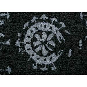 พรมขนสัตว์ทอมือ Imara Classic Tra-13032 ลายเหรียญรางวัลสีเทาดำ สำหรับบ้าน ห้องโถง ทางเดิน รูปทรงสี่เหลี่ยมผืนผ้า ทอแบบแบน วัสดุวิสโคส - Product Image 3