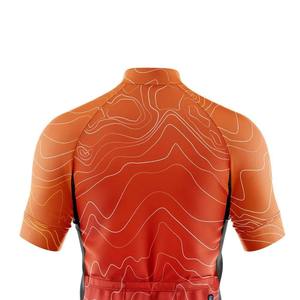 Camiseta de ciclismo con cremallera de alta calidad para hombre, camisetas de bicicleta de secado rápido que absorben la humedad, ropa deportiva para bicicleta - Product Image 4