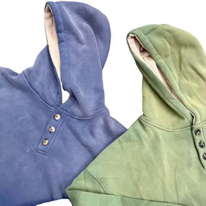 Sudadera con Capucha OEM para Hombre, Oversize, de Invierno, con Efecto Desgastado, Personalizada, de Algodón Grueso de 500 Gsm, Ecológica, con Lavado Vintage - Product Image 4