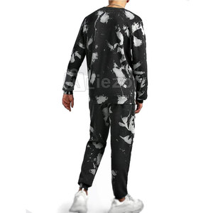 2025ชุดกันหนาวของผู้ชายชุดวิ่งออกกำลังกายผ้าคอตตอนสำหรับ100% โลโก้แบบออกแบบได้ตามต้องการชุดระบายอากาศได้ - Product Image 2