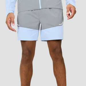 กางเกงขาสั้นออกกำลังกายสำหรับผู้ชายผ้าไม่ทอเชือกผูกระบายอากาศได้ดีโลโก้ตามสั่งสำหรับฤดูร้อน - Product Image 5