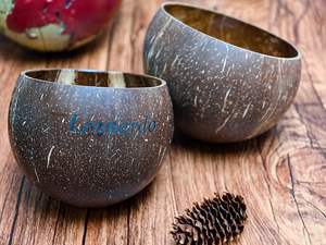 Tazón de Cáscara de Coco Hecho a Mano de Primera Calidad, Tazón Natural Ecológico Reutilizable y Sostenible para el Hogar, la Cocina y el Restaurante - Product Image 4