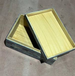 Caja organizadora de joyas de hueso con incrustaciones de estilo de amor náutico artesanal indio para decoración del hogar de Zn Creations - Product Image 2