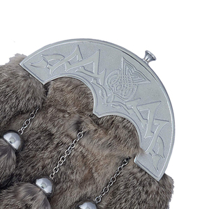 กระเป๋าสปอร์รันขนกระต่ายคุณภาพสูง 100% แบบสั่งทำพิเศษ ดีไซน์ใหม่สไตล์สก็อต พร้อมโลโก้สั่งทำได้ สำหรับขายส่ง - Product Image 5