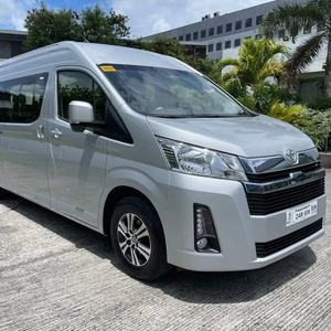 Toyotass HIACE 2015 2020รถตู้โดยสารขนาดเล็กมือสองพร้อมน้ำมันเบนซินและดีเซล