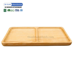 Meilleures ventes, plateaux de service en bois écologiques, faits à la main, pour table basse, salle à manger et cuisine, fabriqués au Vietnam - Product Image 3
