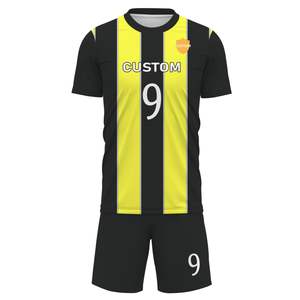 Maillot de football personnalisé pour hommes, clubs d'entraînement, vêtements de football à séchage rapide, uniformes de club, vente en gros, ensemble de maillots de football pour équipes - Product Image 3