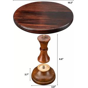 Pedestal de madera sostenible hecho a mano soporte de pastel atractivo estructurado soportes de exhibición de cupcakes precio bajo Herramientas decorativas para pasteles - Product Image 4