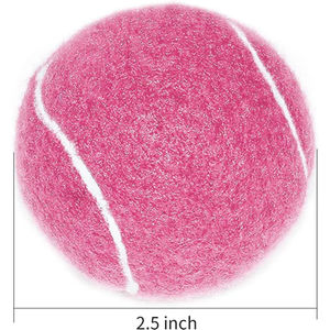 Interactive <b>Slow</b> <b>Feeder</b> <b>Dog</b> Chew Treat Dispensing Ball Non-Toxic Pet Accessories Durable Sports Feature Tennis Balls - Product Image 2