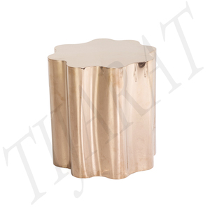 Luxury Living Room Side <b>Table</b> Center and Side <b>Table</b> Metal Side <b>Tables</b> for Living Room <b>With</b> Precious Marble Top - Product Image 2