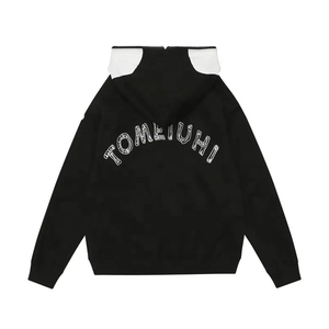 Sudadera con Capucha Extra Grande de Alta Calidad, 100% Algodón, con Cierre Completo, para Hombre, Invierno, Cálida, con Estampado de Calavera y Esqueleto Bordado, Estilo Harajuku - Product Image 2