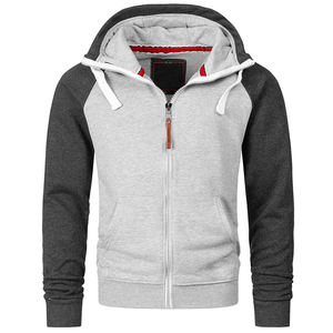 Sweats à capuche pour hommes Pullover Fleece Lined Athletic Casual Lightweight Workout High Collar Sweatshirts avec poches kangourou - Product Image 3