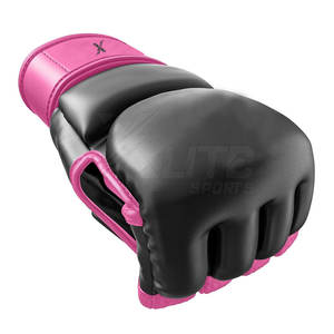 Guantes de Cuero para MMA de Ajuste Seguro, para Entrenamiento de Artes Marciales y Boxeo, con Soporte para Muñeca, Cómodos, Transpirables y que Absorben la Humedad - Product Image 5