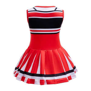 Ensemble de vêtements de cheerleading modernes en polyester avec option manches, coupe légère et confortable, tissu flexible pour mouvements actifs - Product Image 1