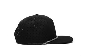 Gorro clásico vintage de estilo hip hop con logotipo personalizado, gorro deportivo de poliéster y algodón en blanco, estilo urbano innovador, hecho en Vietnam - Product Image 3