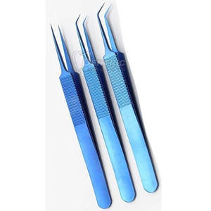 Pinces à épiler professionnelles à pointe aiguë, pinces à épiler de haute qualité en acier, ensemble d'instruments médicaux pour greffe de cheveux FUE, CE - Product Image 5