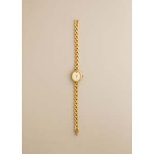 High Quality Vintage Wishbone Limit Wristwatch Luxury Analog Dial with Quartz Movement Yellow <b>Gold</b> Bronze Case Band <b>Seiko</b> Brand - Product Image 1