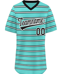 Camiseta de Béisbol Uniforme Masculino Personalizable con Logotipo Bordado, Nombre y Sublimación - Product Image 4