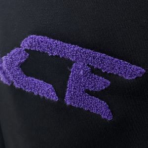 Alta calidad 100% algodón personalizado Zip-Up Chenille bordado parches invierno hombres Regular Fit Fleece Hoodie - Product Image 4