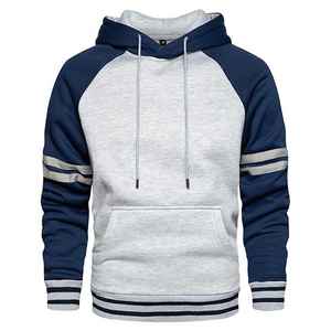 เสื้อฮู้ดสวมหัวแบบสวมหัวสำหรับผู้ชายผ้าโพลีเอสเตอร์สีเรียบ100% มีฮู้ดสำหรับผู้ชายใส่ได้ทั้งชายและหญิงเสื้อมีหมวก500 GSM โลโก้ที่กำหนดเอง - Product Image 1