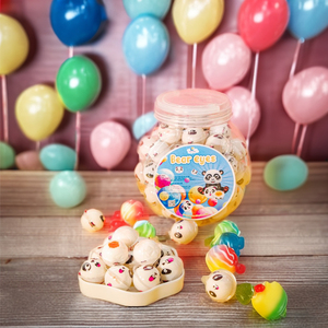 Yummy Panda Gummy Soft <b>Candy</b> Ball Shape Multi-Color Sweet Feature Gift for Kids From Vietnam Manufacture - Product Image 1