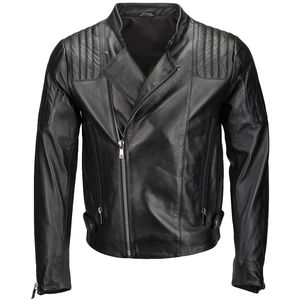 Venta caliente precio de fábrica al por mayor de encargo nuevo diseño de moda negro brillante chaquetas de cuero - Product Image 3