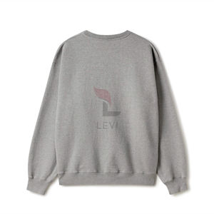 Sudadera de hombre de mezcla de algodón básico de gran tamaño a la moda, jersey de manga larga de Material polar suave para ropa informal de invierno - Product Image 2