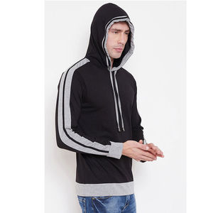 2025 personnalisé bonne qualité prix plaine sweats à capuche bas prix Fitness sweats à capuche couleur unie vente chaude plaine sweats à capuche pour hommes - Product Image 4