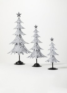 Silver Handmade Metal <b>Christmas</b> <b>Tree</b> Sculpture Ornament For <b>Christmas</b> Gift and Home Decor in Bulk Rate - Product Image 3