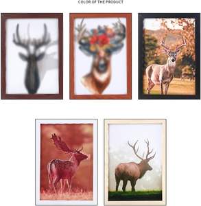 Cadre photo A4 en bois avec support pour 10x15cm,13x18cm,15x20cm,20x25cm,20x30cm,25x30cm, impression 30x40cm,40x50cm - Product Image 3