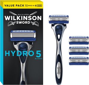 Wilkinson Sword Hydro 5 Razors + 4 Cuchillas de Afeitar para Hombre - Product Image 1