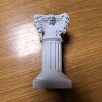 Support de bougie en résine synthétique peint à la main, style nordique moderne minimaliste, colonne romaine, pour accessoire photo, décoration de fond et artisanat de décoration intérieure