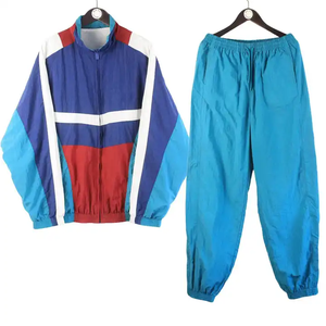 Chándal Deportivo Informal Unisex Personalizado de Algodón/Poliéster con Bloques de Color Otoñales y Función de Secado Rápido - Product Image 2