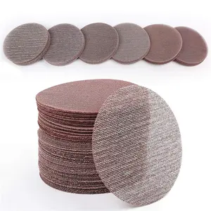 50 Stuks 5 Inch 80-3200 # Assort Grit Haak & <span class=keywords><strong>Loop</strong></span> Mesh Schuurschijven (Rood) Oem Voor Hout Kunststof En Gecoate Oppervlakken - Product Image 1