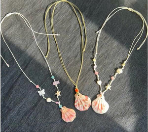 Collar de Concha de Caracol Natural, Joyería Hecha a Mano en Vietnam para la Moda de Verano - Product Image 5