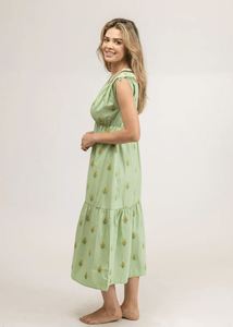 Vêtements pour femmes les plus vendus Robe longue ukrainienne décontractée des fêtes Robe longue maxi d'été brodée à manches longues Vente en gros - Product Image 5