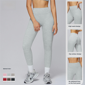 Conjunto Deportivo de 2 Piezas al por Mayor, Ropa Deportiva Personalizada, Conjunto de Gimnasio sin Costuras con Textura Acanalada, Conjuntos de Yoga para Mujer - Product Image 5