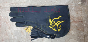 OEM Chasse Hawkz 30cm Long Cuir de vachette Aigle Hibou Gilet Respirant Technologie Cordura avec Logo Personnalisé Gant Printemps - Product Image 4
