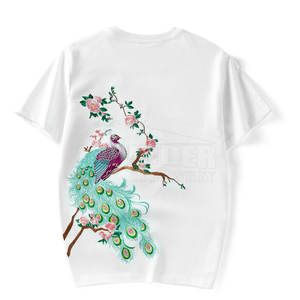 Camiseta bordada de mejor diseño para hombre Tallas grandes Color personalizado 100% Material de algodón con logotipo frontal-Precio razonable - Product Image 2