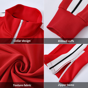 Conjunto Deportivo de Forro Polar Tejido Unisex para Invierno, 100% Algodón, Secado Rápido, Estilo Vintage, con Logotipo Personalizado para Hombre, Venta al Por Mayor - Product Image 2