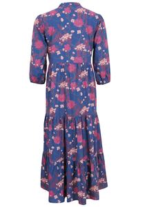 Robe longue maxi à volants en coton à manches longues Fleur de lune - Product Image 5